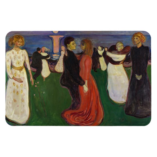 Edvard Munch - The Dance of Life Magnet (Horizontal)