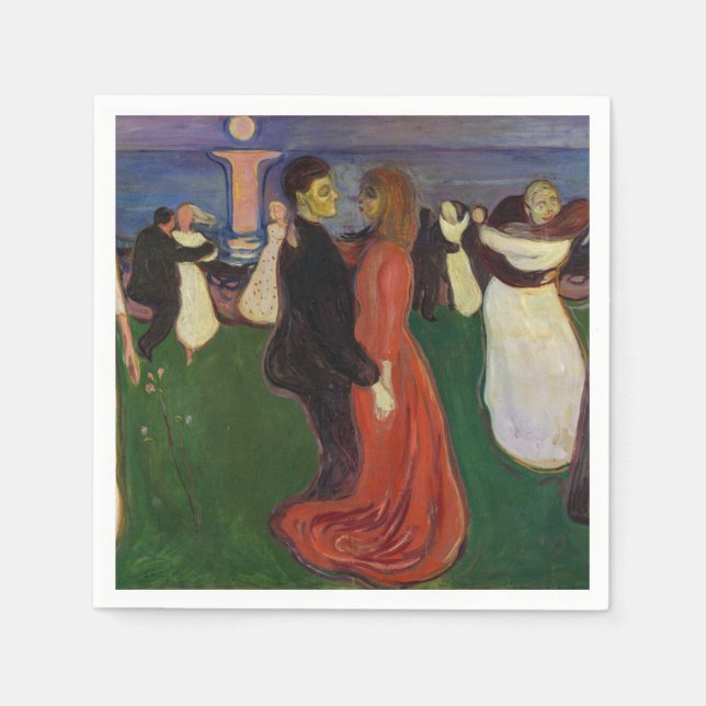 Edvard Munch - The Dance of Life Napkin (Front)