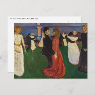 Edvard Munch - The Dance of Life Postcard