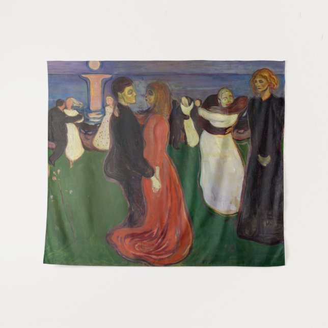 Edvard Munch - The Dance of Life Tapestry (Front (Horizontal))