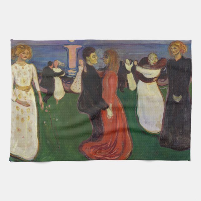 Edvard Munch - The Dance of Life Tea Towel (Horizontal)