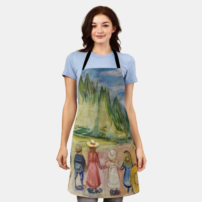 Edvard Munch - The Fairytale Forest Apron (Worn)