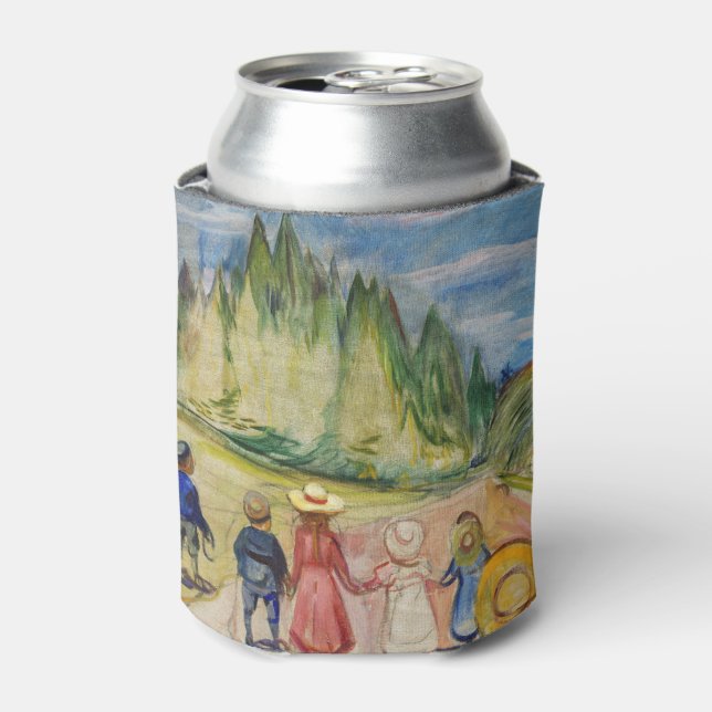 Edvard Munch - The Fairytale Forest Can Cooler (Can Front)