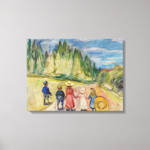 Edvard Munch - The Fairytale Forest Canvas Print