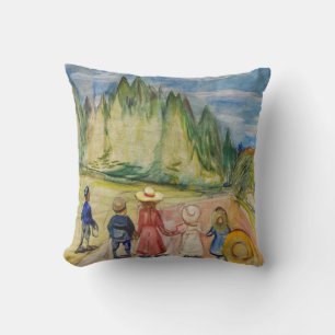 Edvard Munch - The Fairytale Forest Cushion