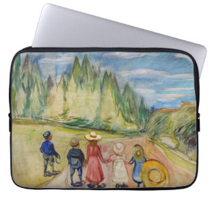 Edvard Munch - The Fairytale Forest Laptop Sleeve