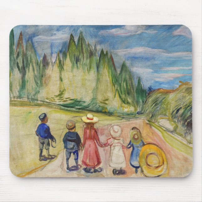 Edvard Munch - The Fairytale Forest Mouse Mat (Front)