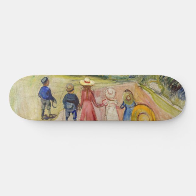 Edvard Munch - The Fairytale Forest Skateboard (Horz)