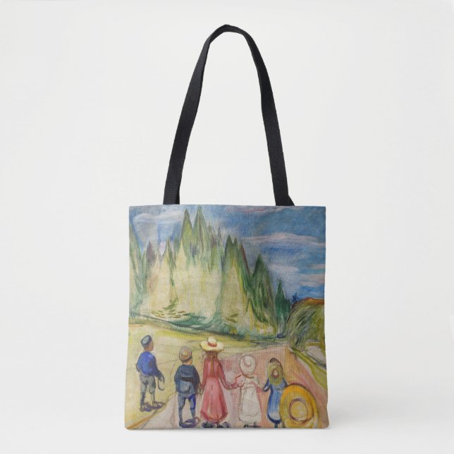 Edvard Munch - The Fairytale Forest Tote Bag (Front)