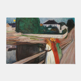 Edvard Munch - The Girls on the Bridge Doormat
