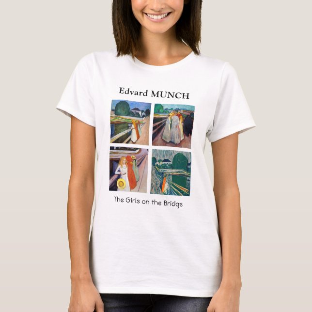 Edvard Munch - The Girls on the Bridge Selection T-Shirt (Front)