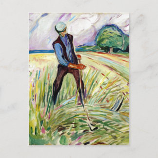Edvard Munch The Haymaker Postcard