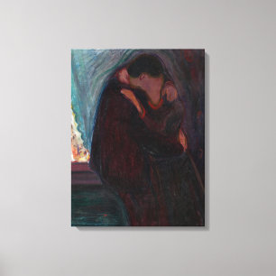 Edvard Munch - The Kiss Canvas Print