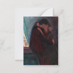 Edvard Munch - The Kiss Card
