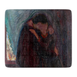 Edvard Munch - The Kiss Cutting Board