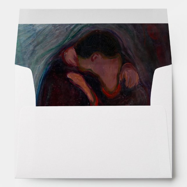 Edvard Munch - The Kiss Envelope (Back (Bottom))