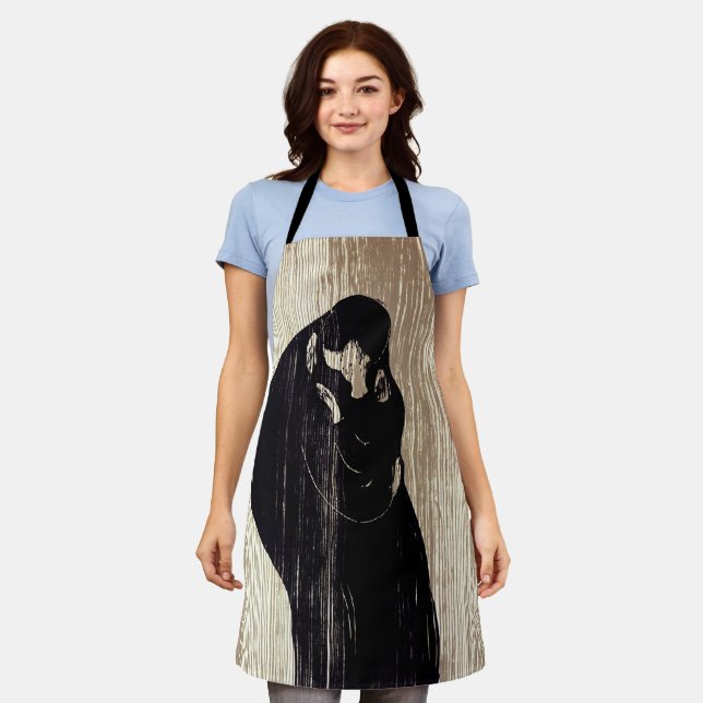 Edvard Munch - The Kiss IV Apron (Worn)