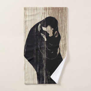 Edvard Munch - The Kiss IV Bath Towel Set