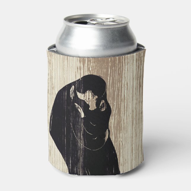 Edvard Munch - The Kiss IV Can Cooler (Can Front)
