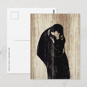 Edvard Munch - The Kiss IV Postcard