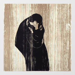 Edvard Munch - The Kiss IV Window Cling