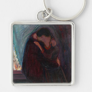 Edvard Munch - The Kiss Key Ring