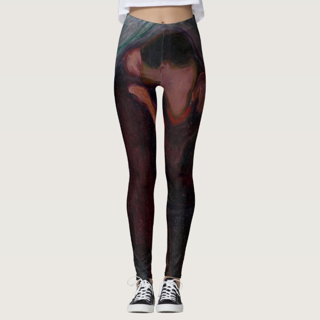 Edvard Munch - The Kiss Leggings (Front)