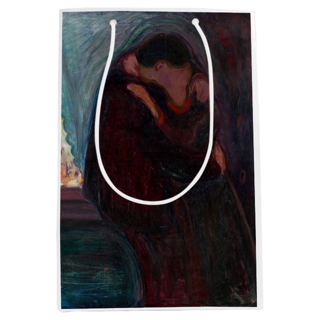 Edvard Munch - The Kiss Medium Gift Bag (Front)