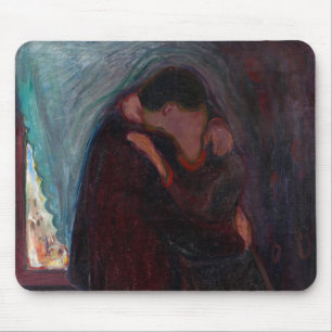 Edvard Munch - The Kiss Mouse Mat