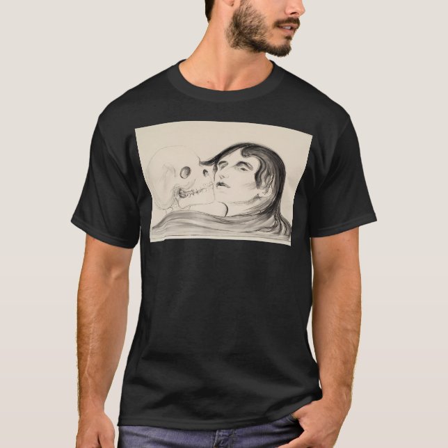 Edvard Munch The Kiss Of Death T-Shirt (Front)