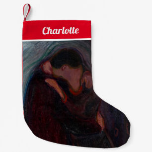 Edvard Munch - The Kiss Small Christmas Stocking
