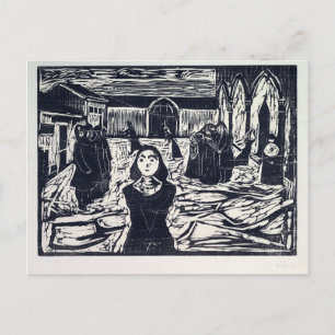 Edvard Munch The Pretenders The Last Hour Postcard