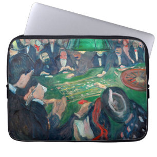 Edvard Munch - The Roulette Table in Monte Carlo Laptop Sleeve