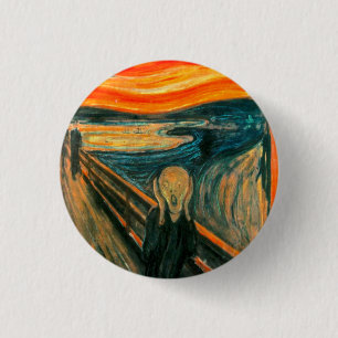 EDVARD MUNCH - The scream 1893 3 Cm Round Badge