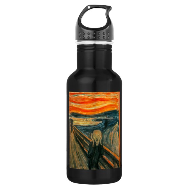 EDVARD MUNCH - The scream 1893 532 Ml Water Bottle (Front)