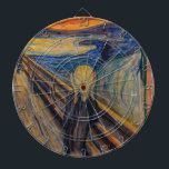 Edvard Munch - The Scream 1893 Dartboard<br><div class="desc">The Scream / Skrik - Edvard Munch,  1893</div>