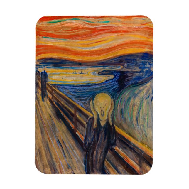 Edvard Munch - The Scream 1893 Magnet (Vertical)