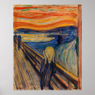 Edvard Munch - The Scream 1893 Poster
