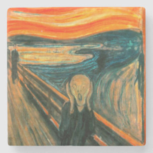 EDVARD MUNCH - The scream 1893 Stone Coaster