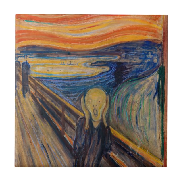 Edvard Munch - The Scream 1893 Tile (Front)