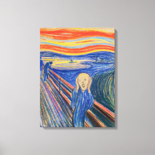 Edvard Munch - The Scream 1895 Canvas Print