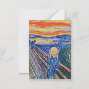 Edvard Munch - The Scream 1895 Card