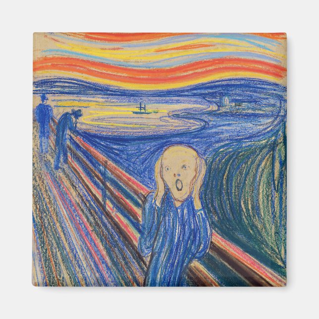 Edvard Munch - The Scream 1895 Magnet (Front)