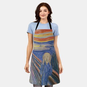 Edvard Munch The Scream 1895 Pastel Art Print Apron