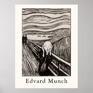 Edvard Munch – The Scream (1895) Poster