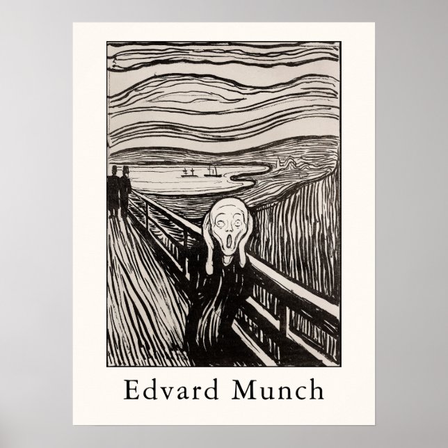 Edvard Munch – The Scream (1895) Poster (Front)