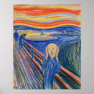 Edvard Munch - The Scream 1895 Poster