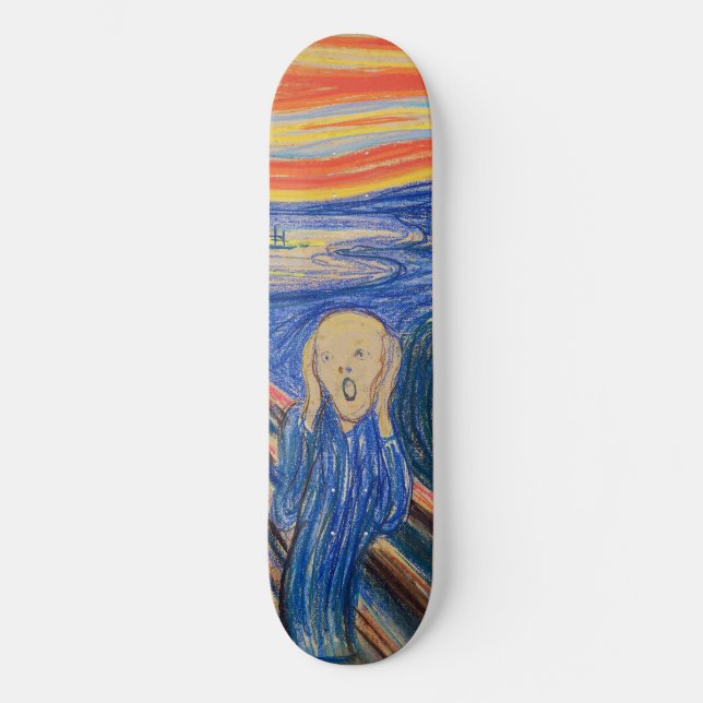 Edvard Munch - The Scream 1895 Skateboard (Front)
