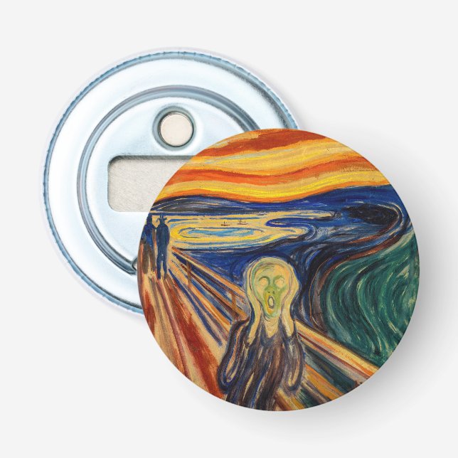 Edvard Munch - The Scream 1910 Bottle Opener (Front)