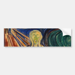 Edvard Munch - The Scream 1910 Bumper Sticker